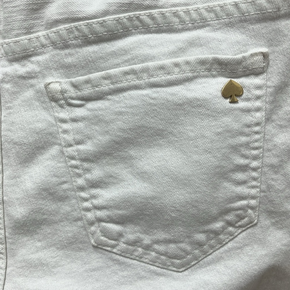 KATE SPADE WHITE SLIM JEANS BROOME STREET SIZE 29 - Picture 3 of 8